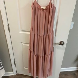 Blush Ninesix Spaghetti Strap Boho Dress
